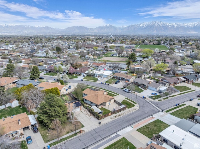 4926 S 3655 W, Taylorsville, UT 84129 - bird's eye view featuring a mountain view and a residential view