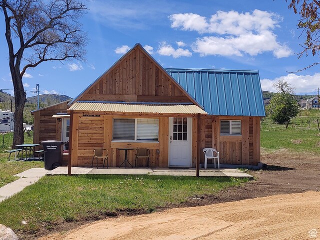 1559 S Bear Lake Blvd S, Garden City, UT 84028 - rear view of property featuring metal roof