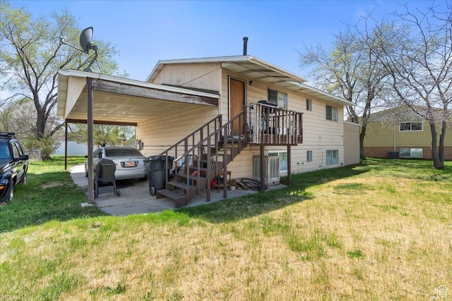 250 N 350 E, Orem, UT 84057 - exterior space featuring a carport and a front yard