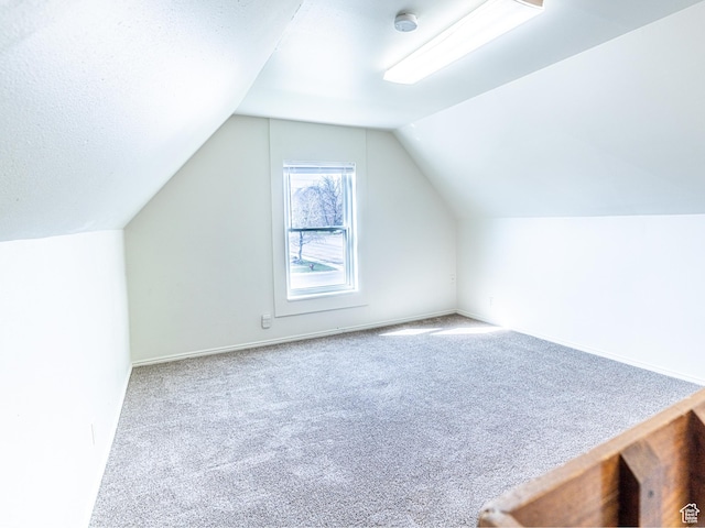 290 W 400 S, Heber City, UT 84032 - bonus room with baseboards, lofted ceiling, and carpet floors