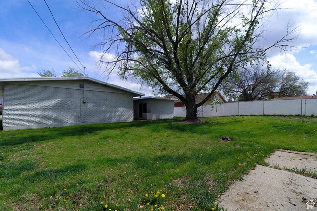 4503 S 2025 W, Roy, UT 84067 - view of yard with fence