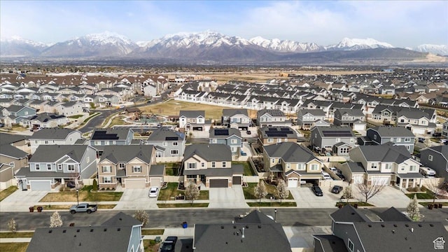 12133 S Broken Arch Ln, Herriman, UT 84096 - aerial view featuring a residential view and a mountain view