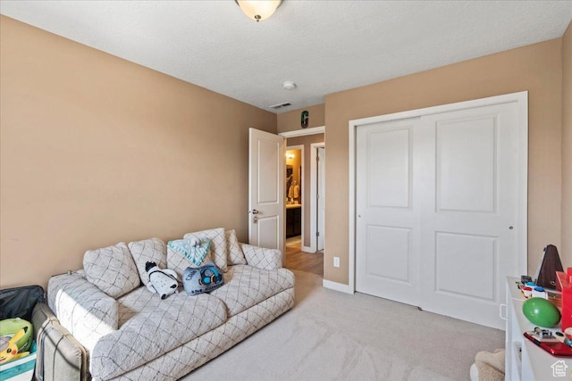 12133 S Broken Arch Ln, Herriman, UT 84096 - living room featuring visible vents, baseboards, and carpet floors