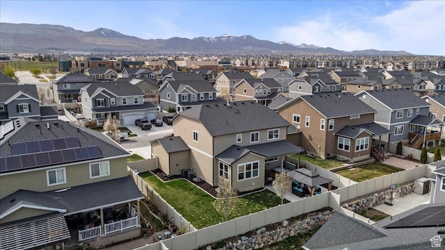12133 S Broken Arch Ln, Herriman, UT 84096 - bird's eye view with a mountain view and a residential view