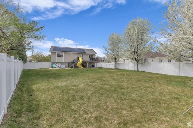 11873 S Coles Camp Cir W, Herriman, UT 84096 - view of yard with a fenced backyard