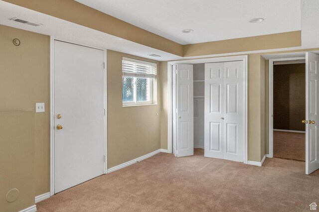 506 S 1200 E, Bountiful, UT 84010 - unfurnished bedroom with light carpet, visible vents, and baseboards