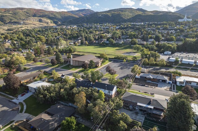 506 S 1200 E, Bountiful, UT 84010 - birds eye view of property with a residential view and a mountain view