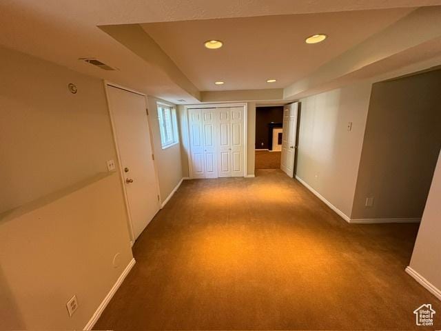 506 S 1200 E, Bountiful, UT 84010 - unfurnished bedroom featuring baseboards, recessed lighting, and carpet floors