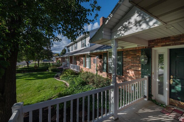 506 S 1200 E, Bountiful, UT 84010 - exterior space featuring covered porch