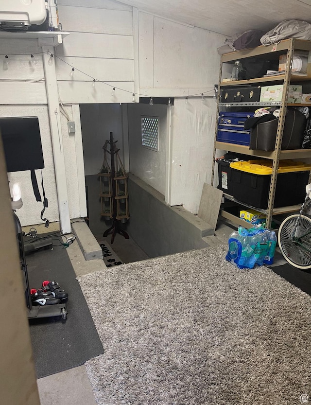 view of storage