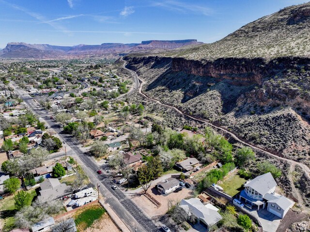 247 S 100 E, Hurricane, UT 84737 - birds eye view of property with a mountain view and a residential view