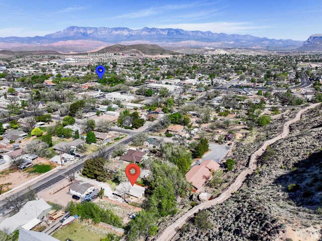 247 S 100 E, Hurricane, UT 84737 - aerial view featuring a residential view and a mountain view