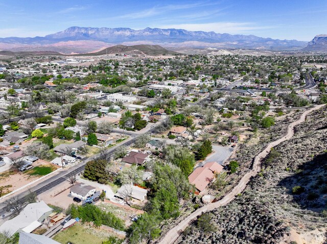 247 S 100 E, Hurricane, UT 84737 - aerial view featuring a residential view and a mountain view