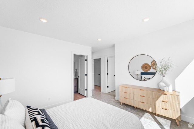 4372 S 900 E Unit 102, Millcreek, UT 84124 - bedroom with baseboards and recessed lighting
