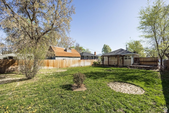 3752 S Mccall St E, South Salt Lake, UT 84115 - view of yard featuring a fenced backyard