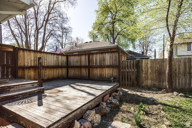 3752 S Mccall St E, South Salt Lake, UT 84115 - deck with a fenced backyard