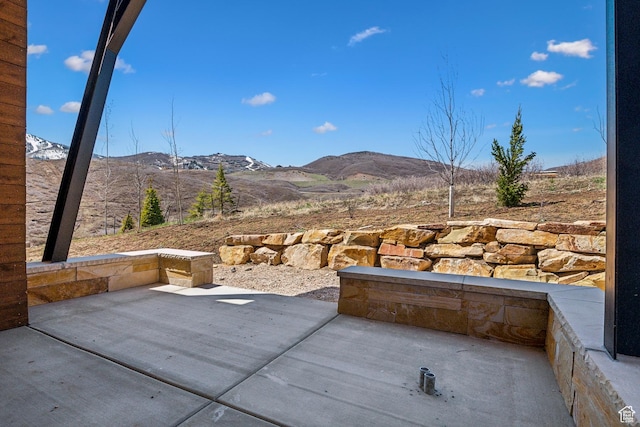 1526 W Orion Way, Heber City, UT 84032 - view of patio featuring a mountain view