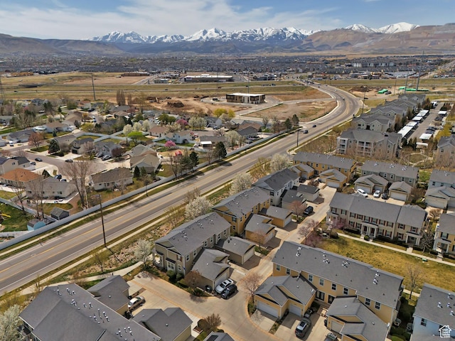 4911 W Calton Ln S, South Jordan, UT 84095 - aerial view featuring a residential view and a mountain view