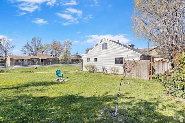 exterior space with fence