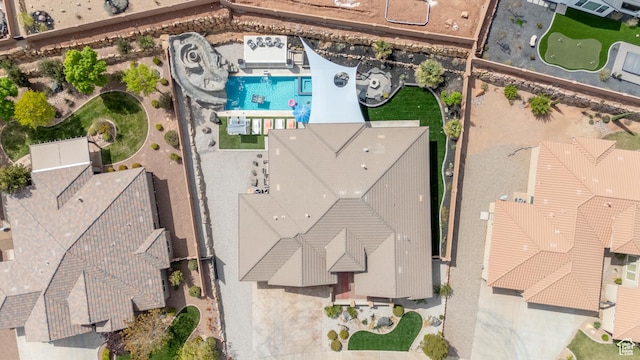 drone / aerial view