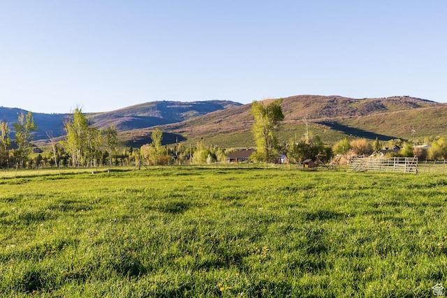 528 W Weber Canyon Rd, Oakley, UT 84055 - view of mountain background featuring rural landscape and a pastoral area
