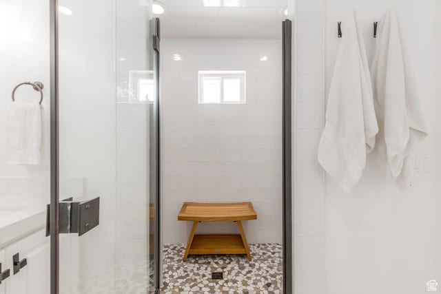 528 W Weber Canyon Rd, Oakley, UT 84055 - full bath with a stall shower and vanity