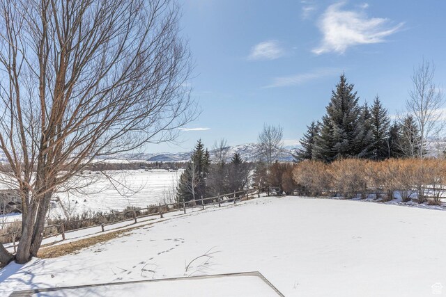 528 W Weber Canyon Rd, Oakley, UT 84055 - view of yard layered in snow