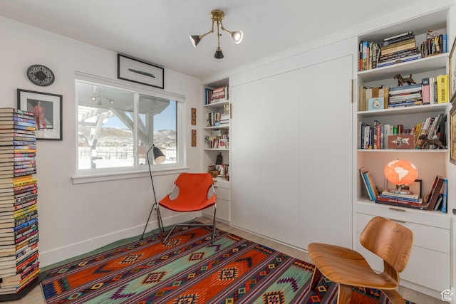528 W Weber Canyon Rd, Oakley, UT 84055 - sitting room with baseboards