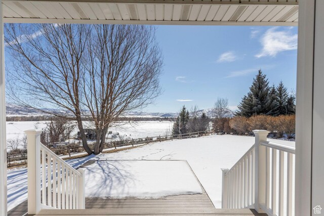 528 W Weber Canyon Rd, Oakley, UT 84055 - view of yard layered in snow