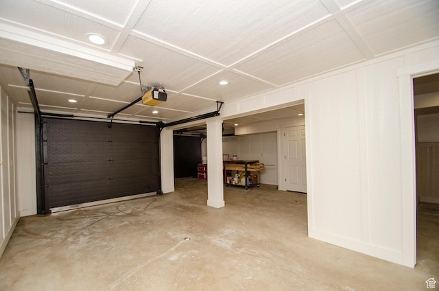 3804 E 2050 N, Eden, UT 84310 - garage with recessed lighting and a garage door opener