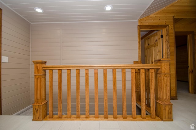 3804 E 2050 N, Eden, UT 84310 - stairway with wood walls and recessed lighting