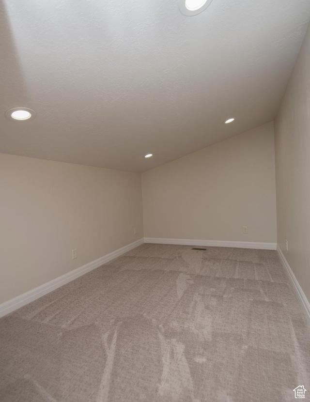 3804 E 2050 N, Eden, UT 84310 - empty room featuring light colored carpet, baseboards, and recessed lighting