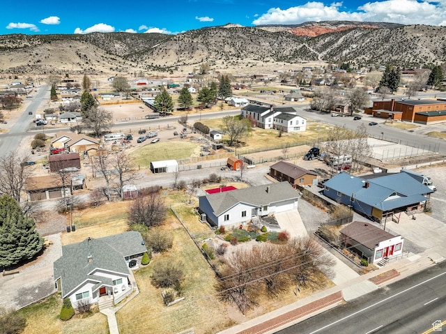 154 W Main St, Bicknell, UT 84715 - bird's eye view with a mountain view