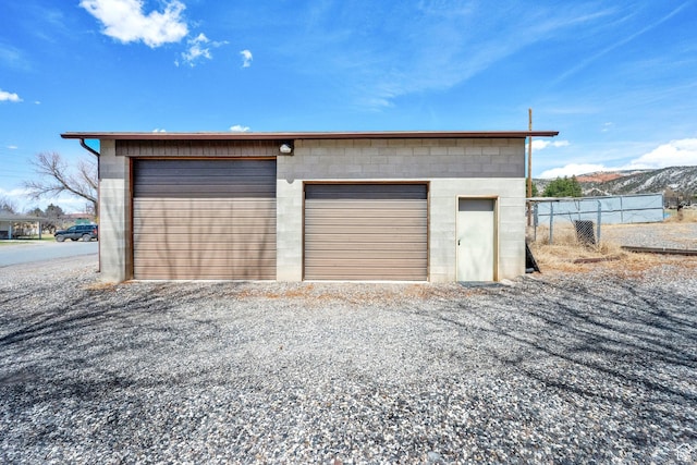 154 W Main St, Bicknell, UT 84715 - detached garage with fence