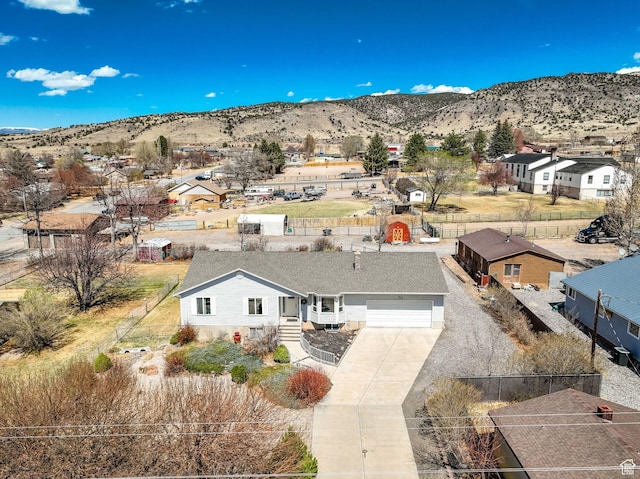 154 W Main St, Bicknell, UT 84715 - aerial view with a residential view and a mountain view