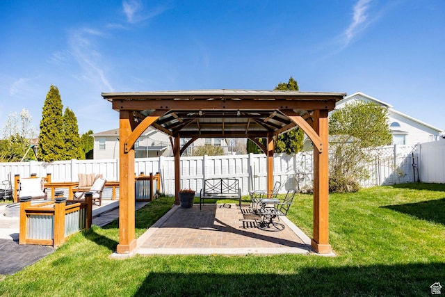 2115 N 5 E, Layton, UT 84041 - view of patio / terrace with a gazebo