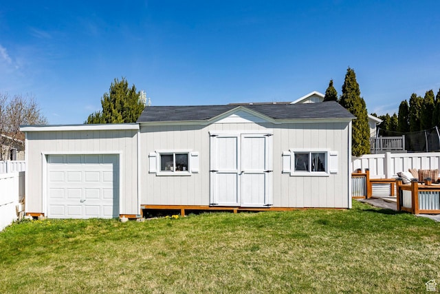 2115 N 5 E, Layton, UT 84041 - garage featuring a storage shed
