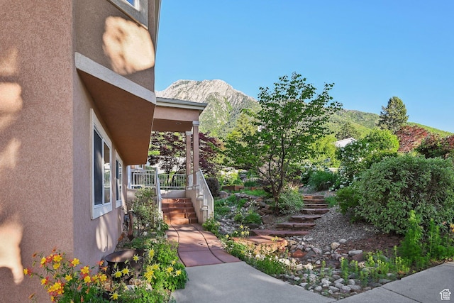 3391 E Brockbank Dr S, Millcreek, UT 84124 - view of yard with a mountain view