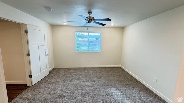 383 W 625 N A-D, Unit A-D Payson, UT 84651 - unfurnished room featuring baseboards, a ceiling fan, and carpet floors