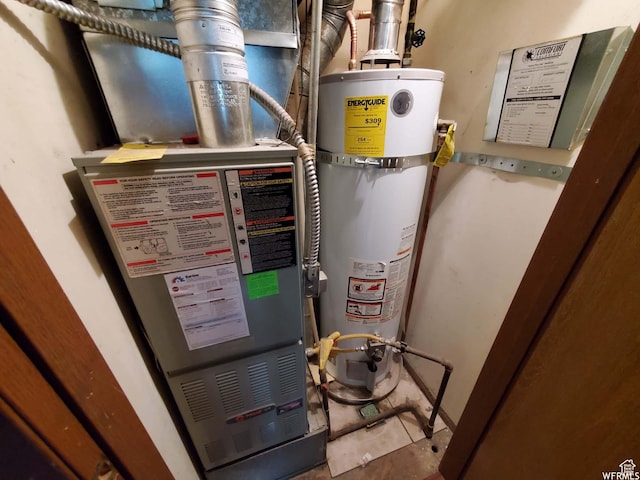 281 E 7th St S, Ogden, UT 84404 - utilities with strapped water heater and heating unit