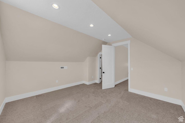 1816 S 920 W, Hurricane, UT 84737 - bonus room with carpet flooring, baseboards, lofted ceiling, and recessed lighting