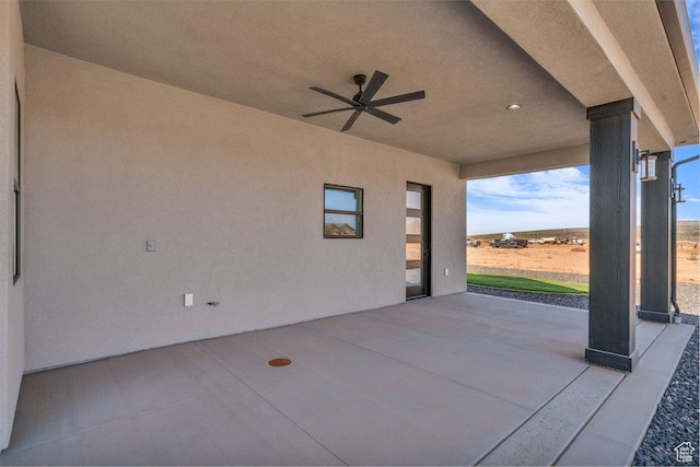 1816 S 920 W, Hurricane, UT 84737 - view of patio / terrace featuring ceiling fan