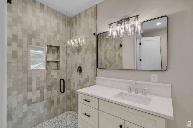 1816 S 920 W, Hurricane, UT 84737 - full bathroom featuring a shower stall and vanity