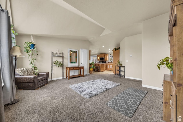 224 E Leadville Rd, Eureka, UT 84628 - carpeted living room featuring recessed lighting and baseboards