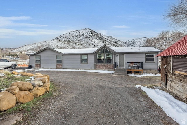 224 E Leadville Rd, Eureka, UT 84628 - view of front of property with a mountain view