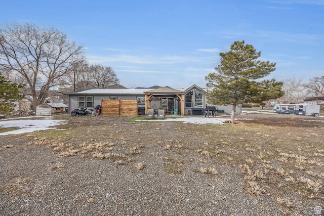 224 E Leadville Rd, Eureka, UT 84628 - view of front facade featuring a gazebo and fence