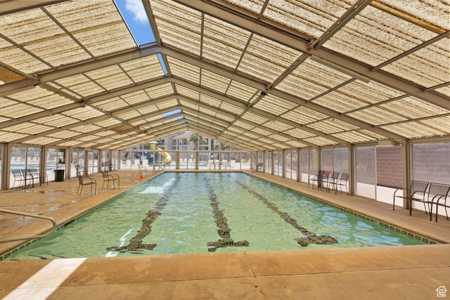 view of pool
