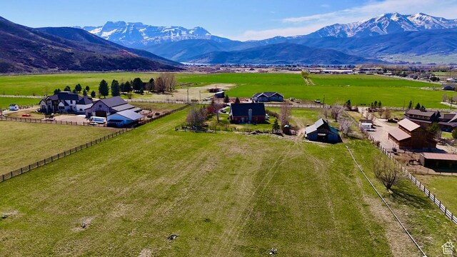 3193 S Southfield Rd W, Daniel, UT 84032 - bird's eye view featuring a mountain view and a rural view