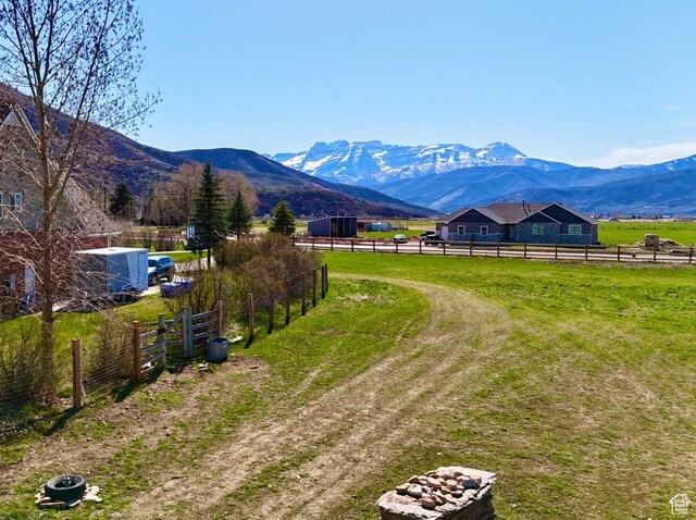 3193 S Southfield Rd W, Daniel, UT 84032 - property view of mountains with a rural view