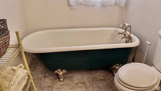 3193 S Southfield Rd W, Daniel, UT 84032 - bathroom with toilet and a freestanding tub